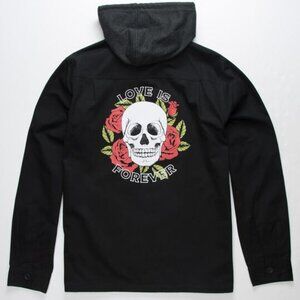 #4❤️/19❤️ New RSQ Love Is Forever Mens Hooded Jacket